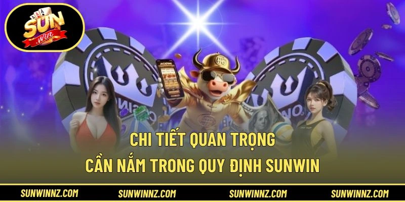 Chi tiết quan trọng cần nắm trong quy định SUNWIN