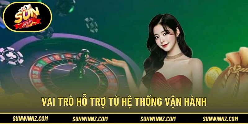 Vai trò hỗ trợ từ hệ thống vận hành